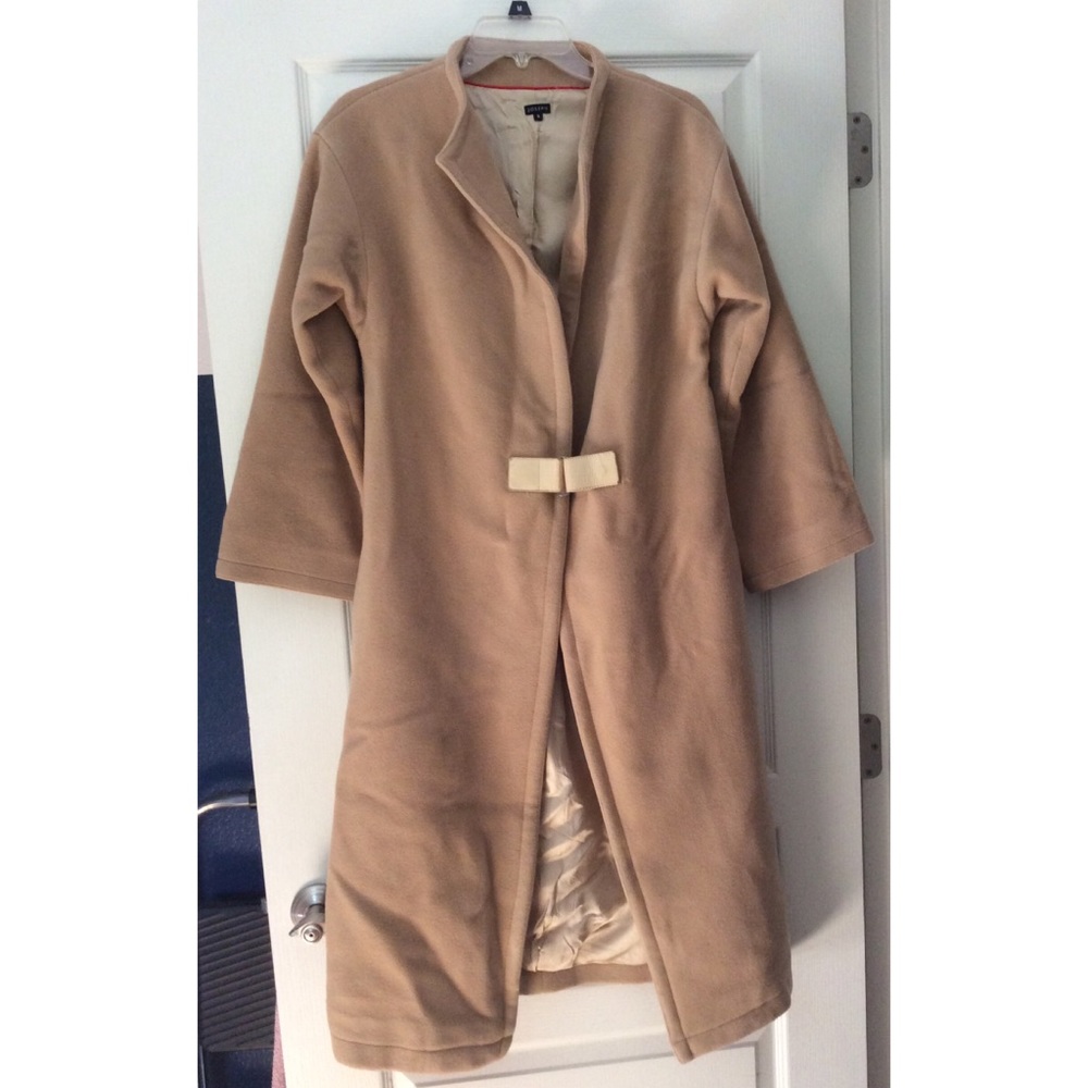 Long camel coat